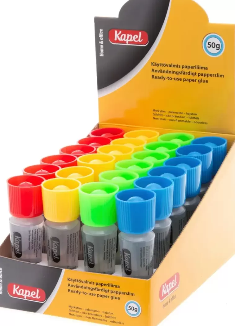 Kapel Paperiliima Heti Valmis 50 G Lajitelma Display Outlet