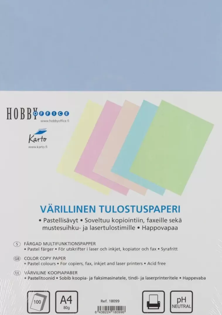 Karto Tulostuspaperi A4 Pastelli Cheap