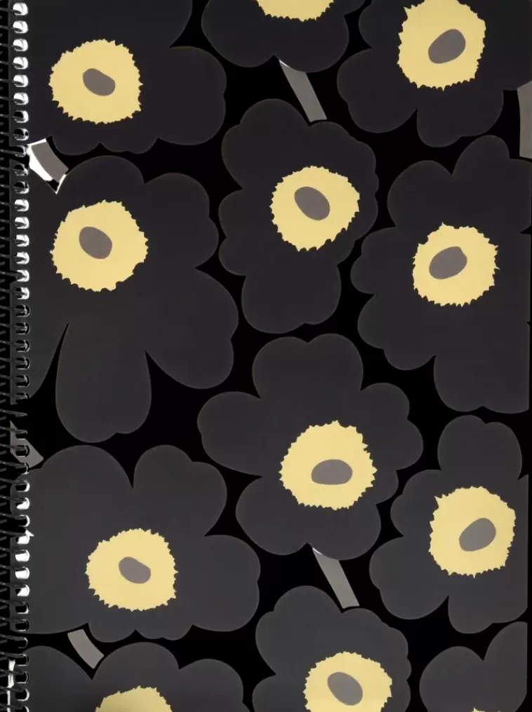 Marimekko Kierrevihko A5/40 Unikko Musta Online