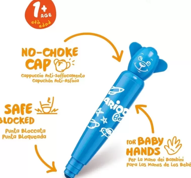 Carioca Lasten Huopakynasarja 6 Kpl Teddy Baby +1 Vuotialle Flash Sale