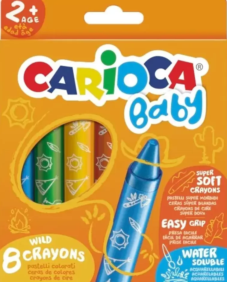 Carioca Lasten Variliitusarja 8 Kpl Baby Wild +2 Vuotiaille Cheap