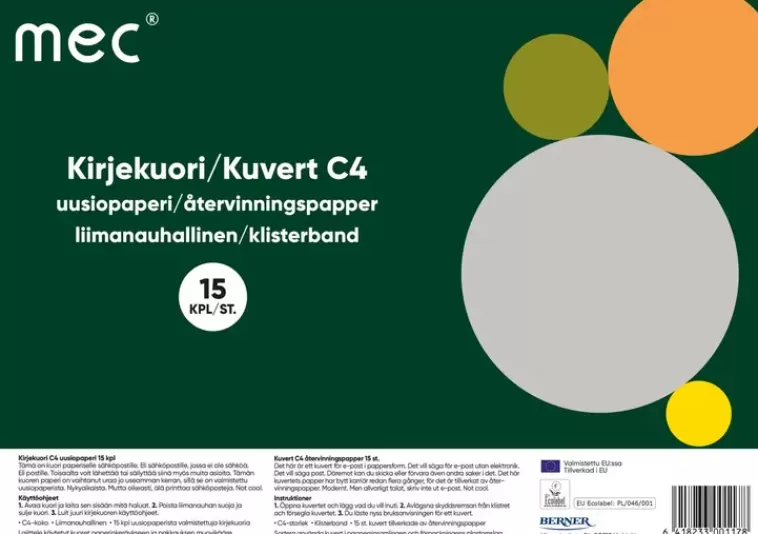M.E.C Mec Kirjekuori C4 Uusio 15Kpl Clearance