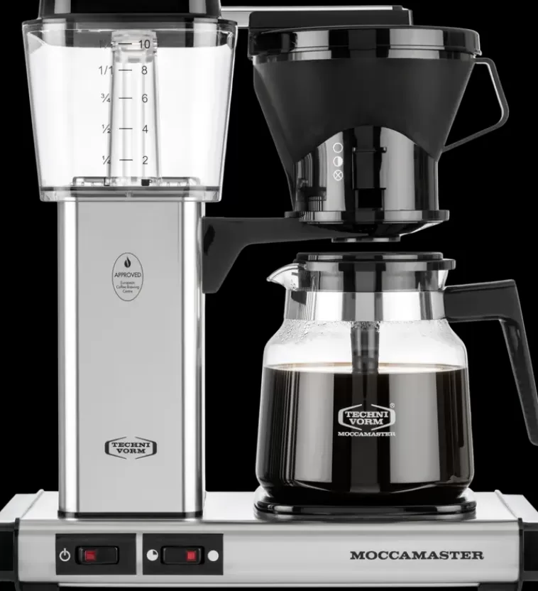 Moccamaster Manual Polished Silver - Suodatinkahvinkeitin Fashion
