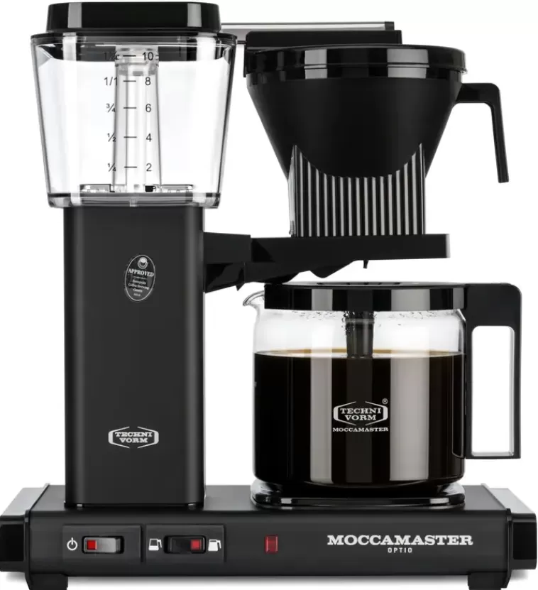 Moccamaster Optio Suodatinkahvinkeitin Matt Black Fashion
