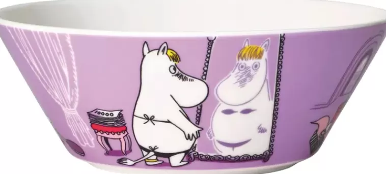 Moomin Arabia Finland Moomin Arabia Muumi Niiskuneiti Kulho 15 Cm Liila Outlet