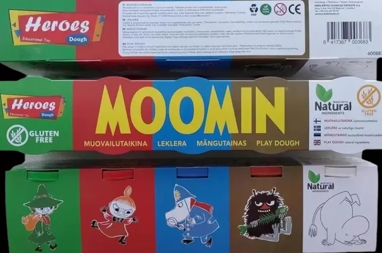 Muumi Muovailutaikina 5 Perusvaria Best