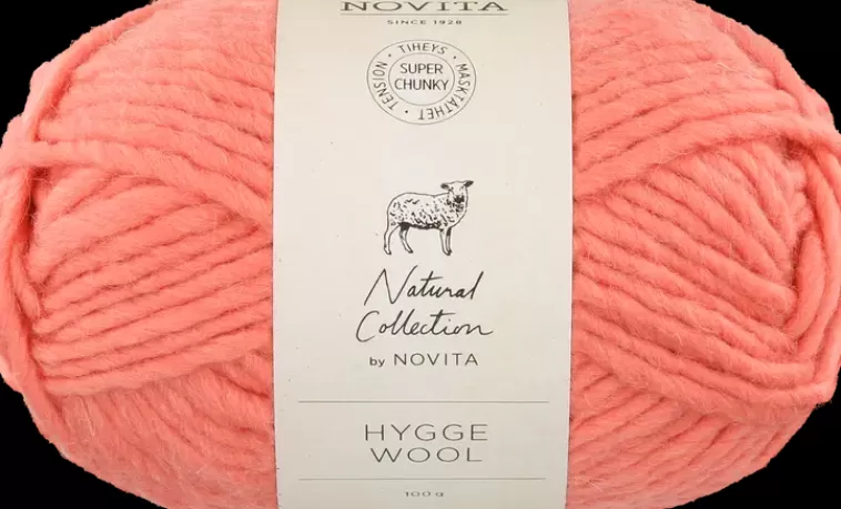 Novita Hygge Wool Lanka 100 G Meloni 272 New