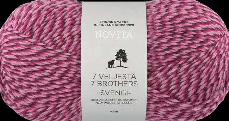 Novita Lanka 7 Veljesta Svengi 100G Mehujaa 8131 Hot