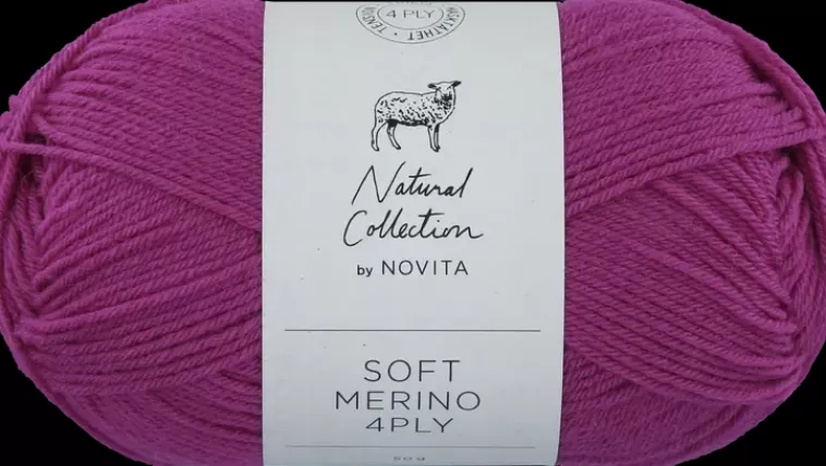 Novita Lanka Soft Merino 4 Ply 50 G Neilikka 780 Cheap