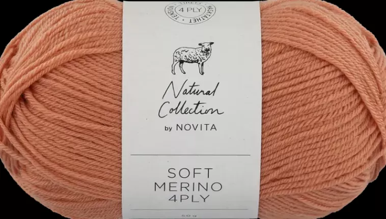 Novita Lanka Soft Merino 4 Ply 50 G Persikka 617 Store