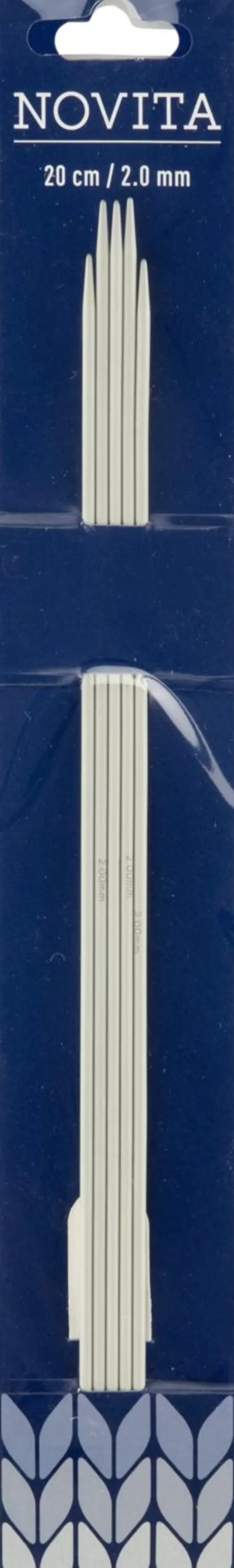 Novita Sukkapuikko 20Cm - 2Mm, Harmaa Sale