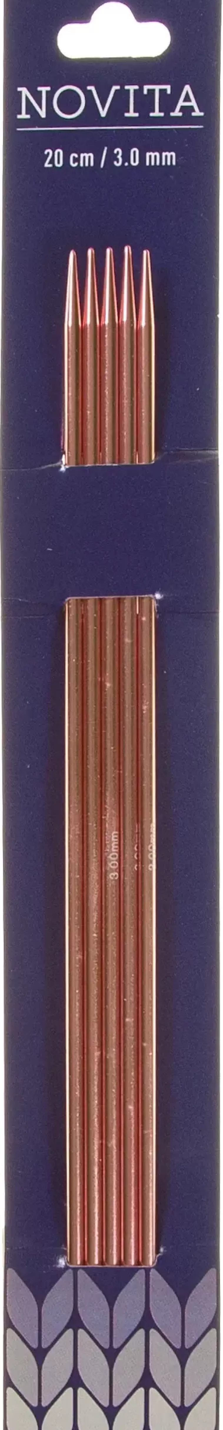 Novita Sukkapuikot 20Cm - 3 Mm Vaaleanpunainen Clearance