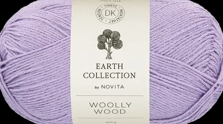 Novita Woolly Wood 100G 730 Mustikkamaito Best