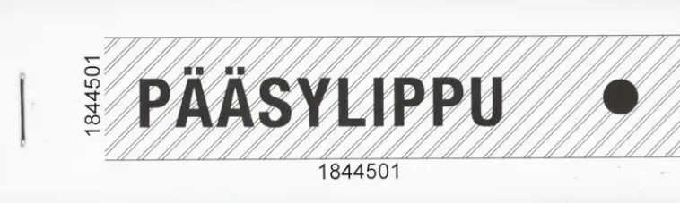 Ei merkkiä Paasylippunippu Numeroitu 100 Lippua Cheap