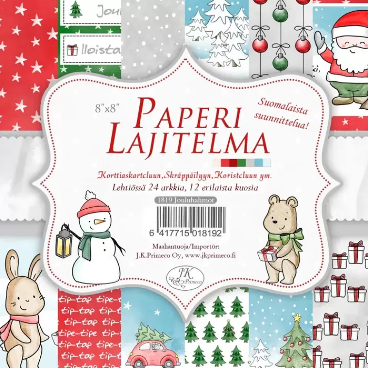 J.K. Primeco Paperilaj. Jouluhahmot 8X8 Sale