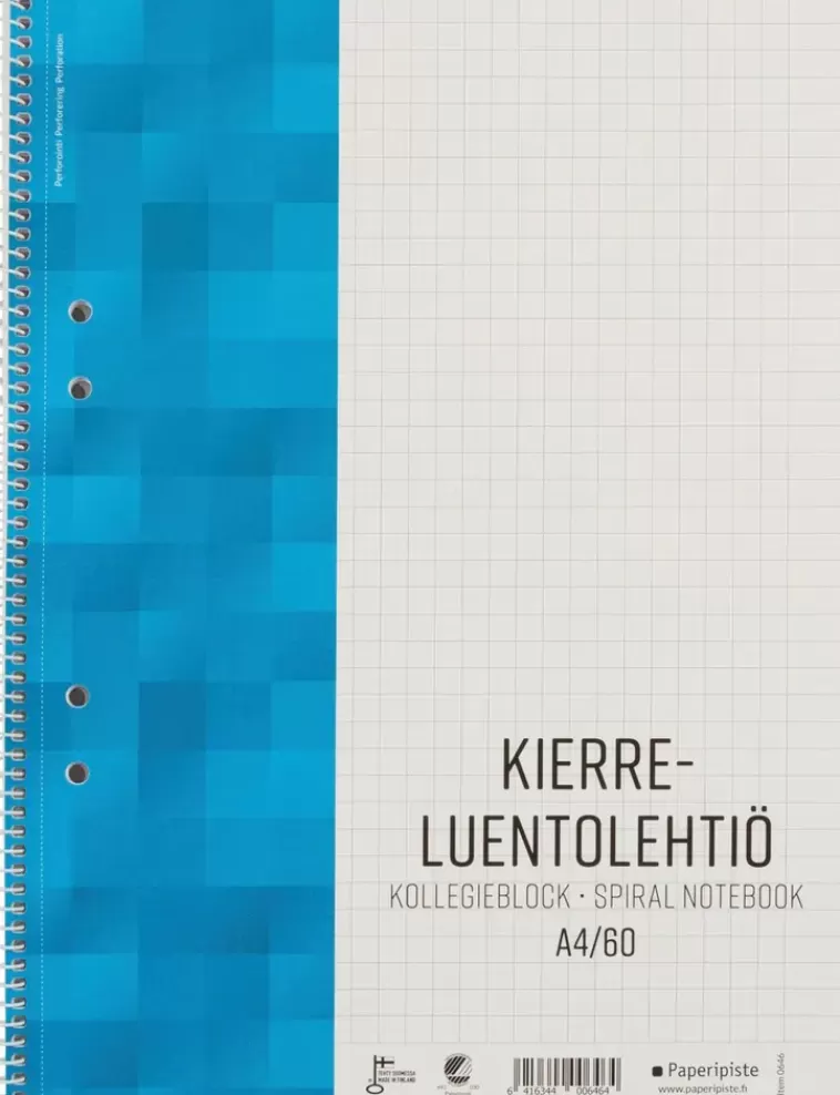 Paperipiste Kierreluentolehtio A4/60 New