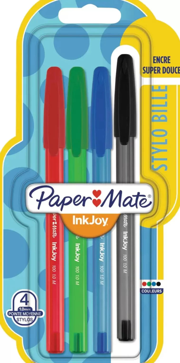 Paper Mate Papermate Inkjoy 100 Kuulakyna Lajitelma Perusvarit Hot
