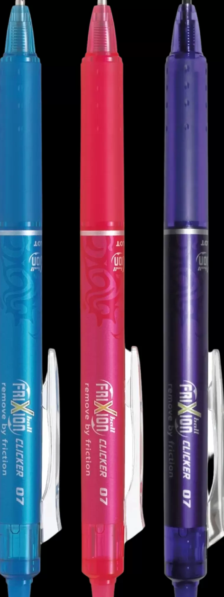 Pilot Frixion Kuulakyna 3 Kpl Fun Violetti, Sininen Ja Pinkki Best