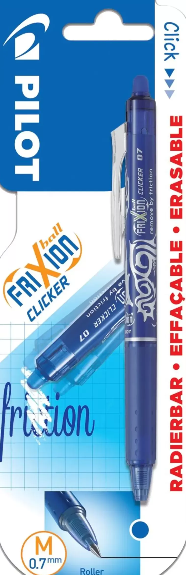 Pilot Kuulakyna 0,7 Frixion Clicker Sininen Online