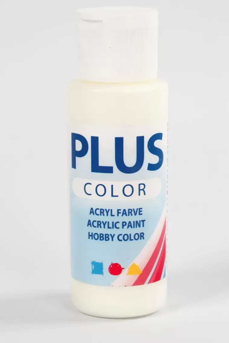 Plus Color Askartelumaali 60 Ml Luonnonvalkoinen Discount