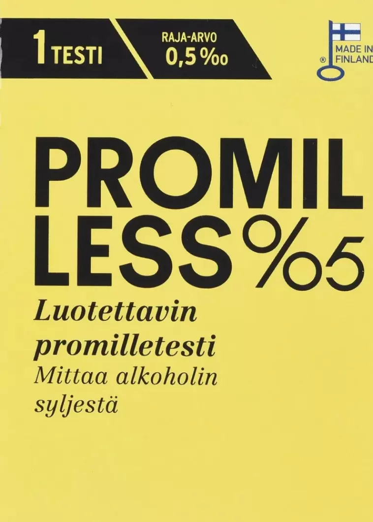 Promilless Promilletesti Kertakayttotesti 0,5 1Kpl Best Sale