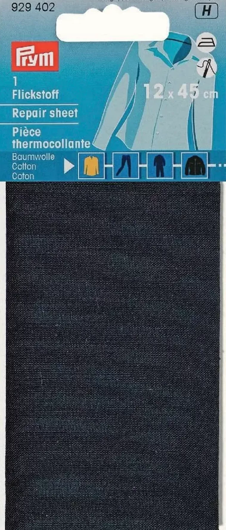 Prym Korjauspaikka Silitettava 12X45Cm Navy Best Sale