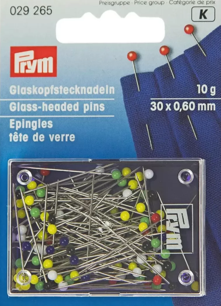 Prym Lasipaiset Nuppineulat 10G Sale