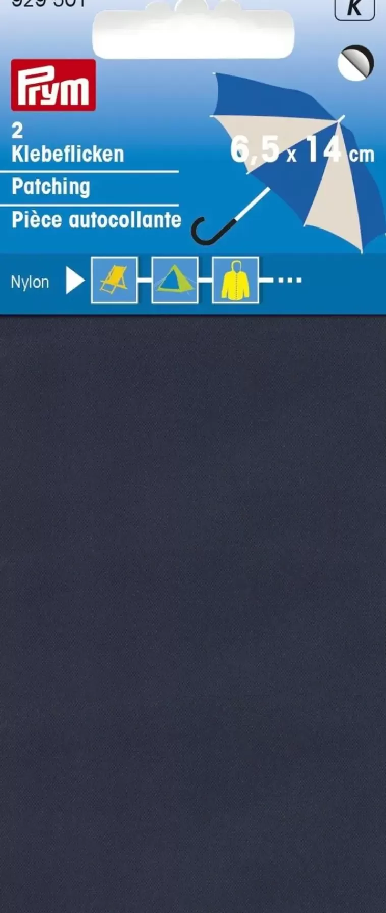 Prym Nylonpaikka Itseliimautuva 2Kpl 6,5X14Cm New