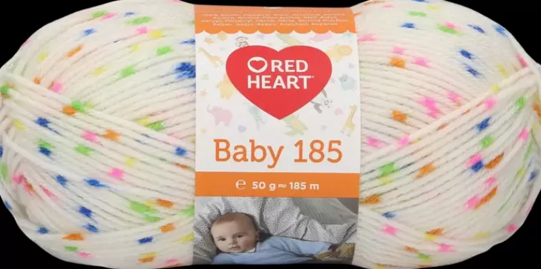 Red Heart Prym Baby Neulelanka 50G Confetti Fashion