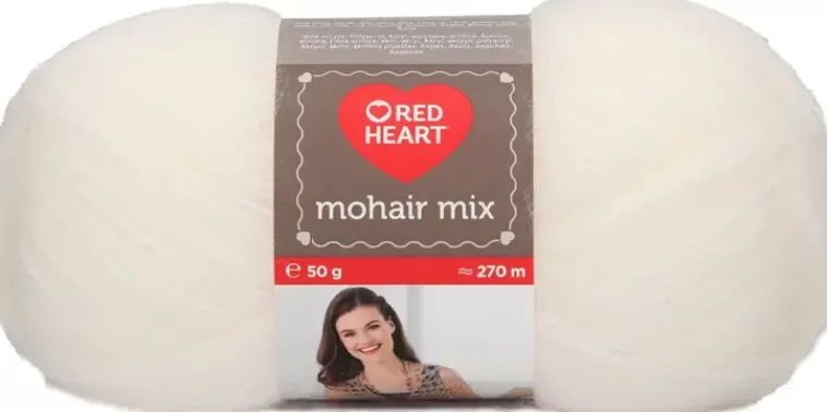 Red Heart Prym Neulelanka Mohair Mix 50G Valkoinen Cheap