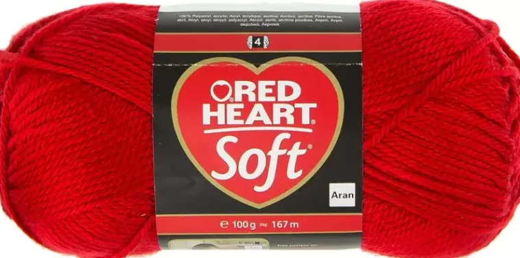 Red Heart Prym Neulelanka Soft Akryyli 100G Punainen Best Sale