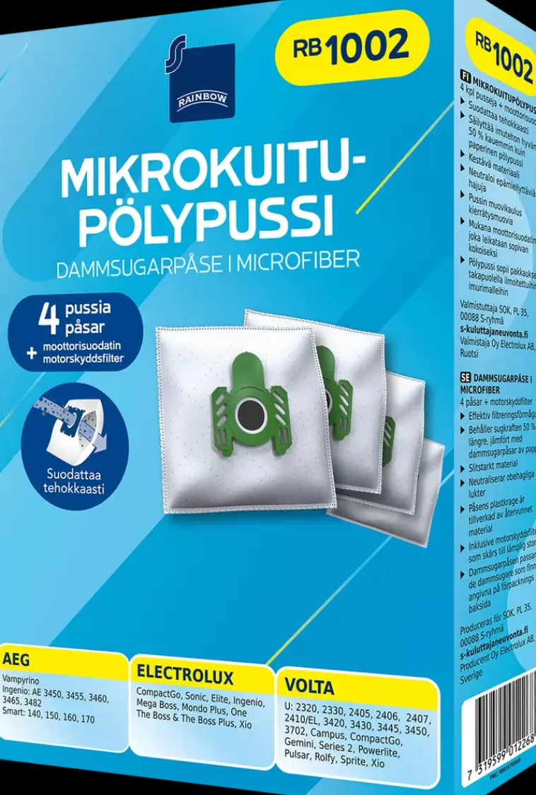 Rainbow Polypussi Rb1002 4Kpl + Moottorisuodatin Sale