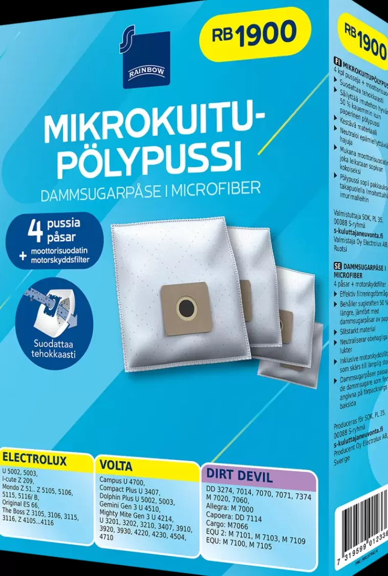 Rainbow Polypussi Rb1900 4Kpl + Moottorisuodatin Cheap