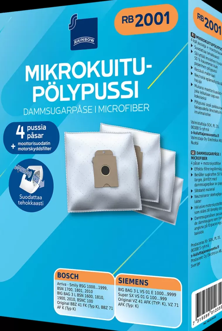 Rainbow Polypussi Rb2001 4Kpl + Moottorisuodatin Best Sale