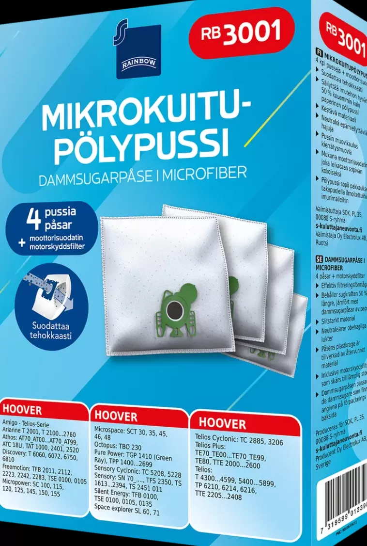Rainbow Polypussi Rb3001 4Kpl + Moottorisuodatin Cheap