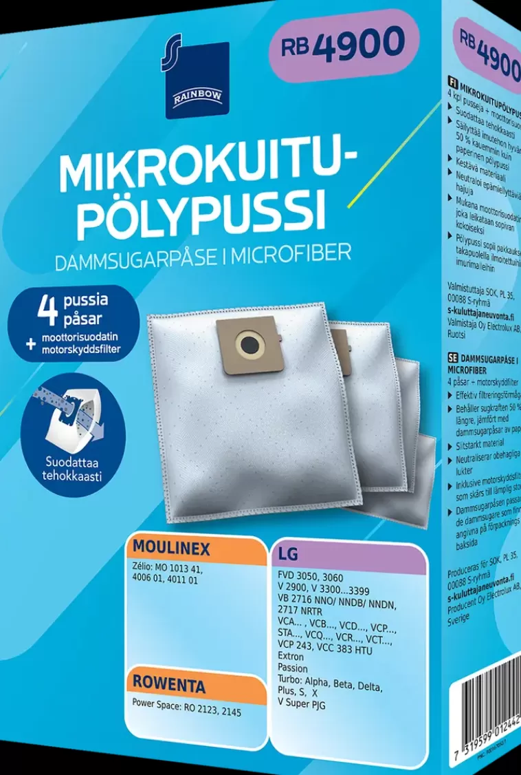 Rainbow Polypussi Rb4900 4Kpl + Moottorisuodatin Best Sale