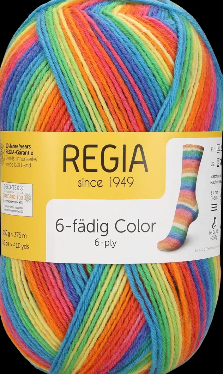 Schachenmayr Regia Sukkalanka Rainbow 6 Saikeinen 150 G Cheap