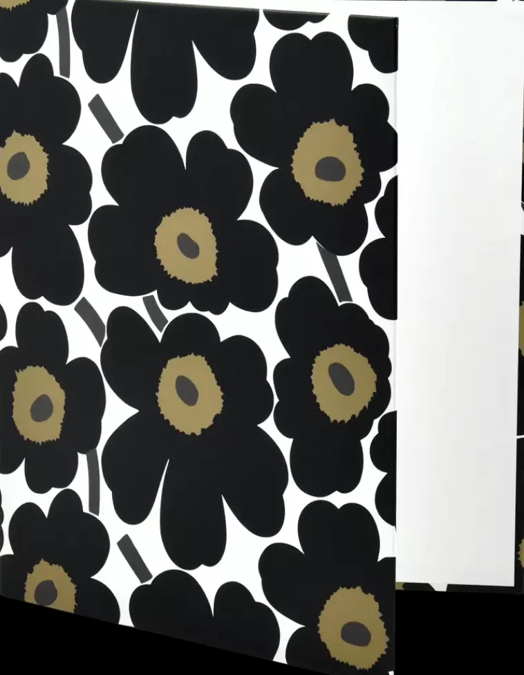Marimekko Rengaskansio 4 Cm Unikko Musta Cheap