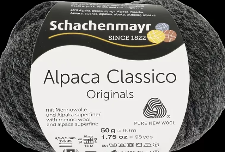 Schachenmayr Neulelanka Alpaca Classico 50G Harmaa Outlet