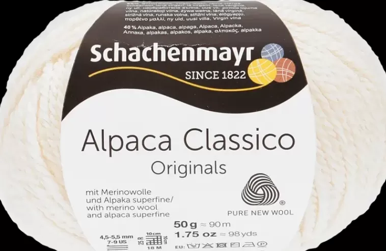 Schachenmayr Neulelanka Alpaca Classico 50G Valkoinen Store