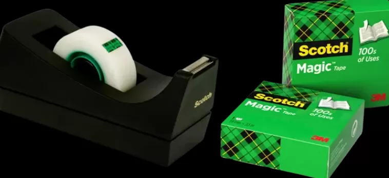 3M Scotch® C38 Katkaisulaite, Musta + 3 Rullaa Scotch® Magic Teippia, 19 Mm X 33 M Best