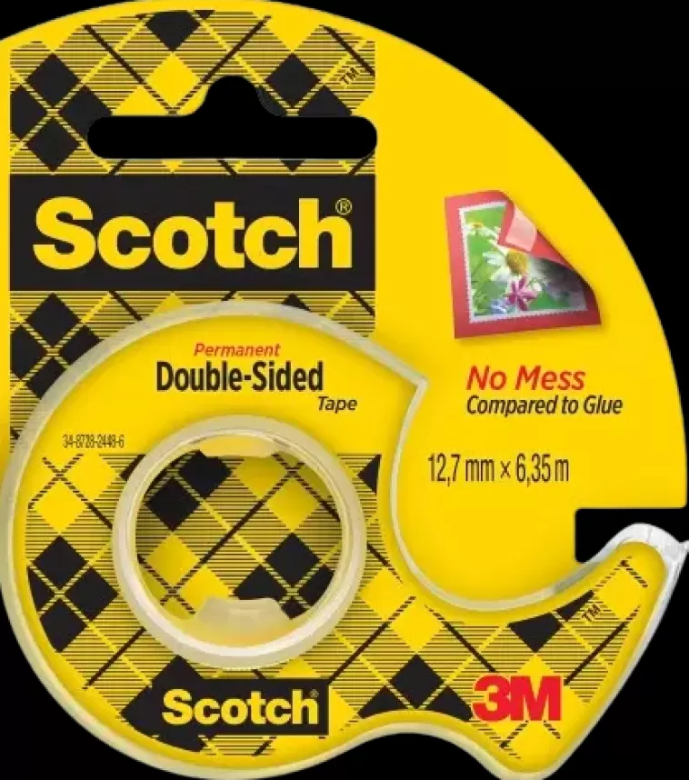 3M Scotch® Kaksipuolinen Teippi 136D Uk-Noeu, 12,7 Mm X 6,3 M Clearance