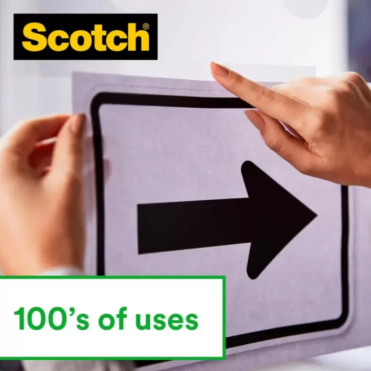 3M Scotch® Magic Invisible -Teippi, 19 Mm X 15 M + Kateen Sopiva Katkaisulaite Fashion