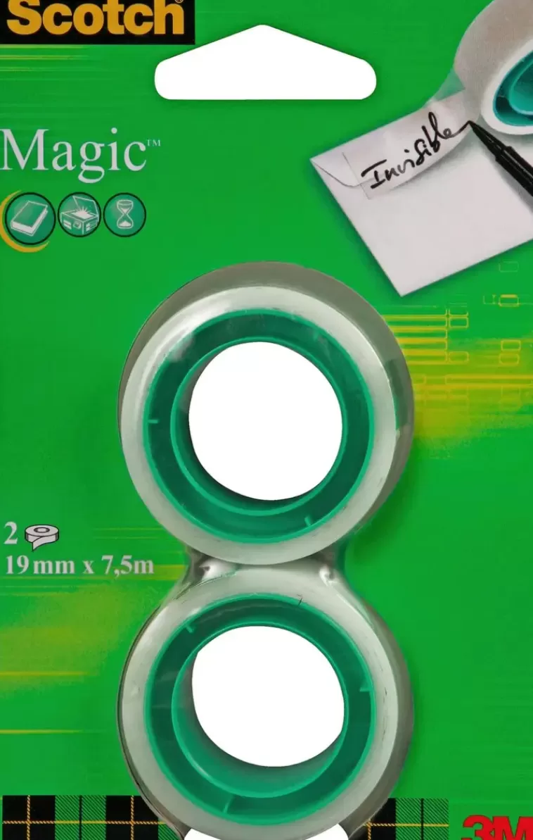 3M Scotch Magic- Teippi, Tayttopakkaus, 2 Rullaa, 19 Mm X 7,5 M Outlet