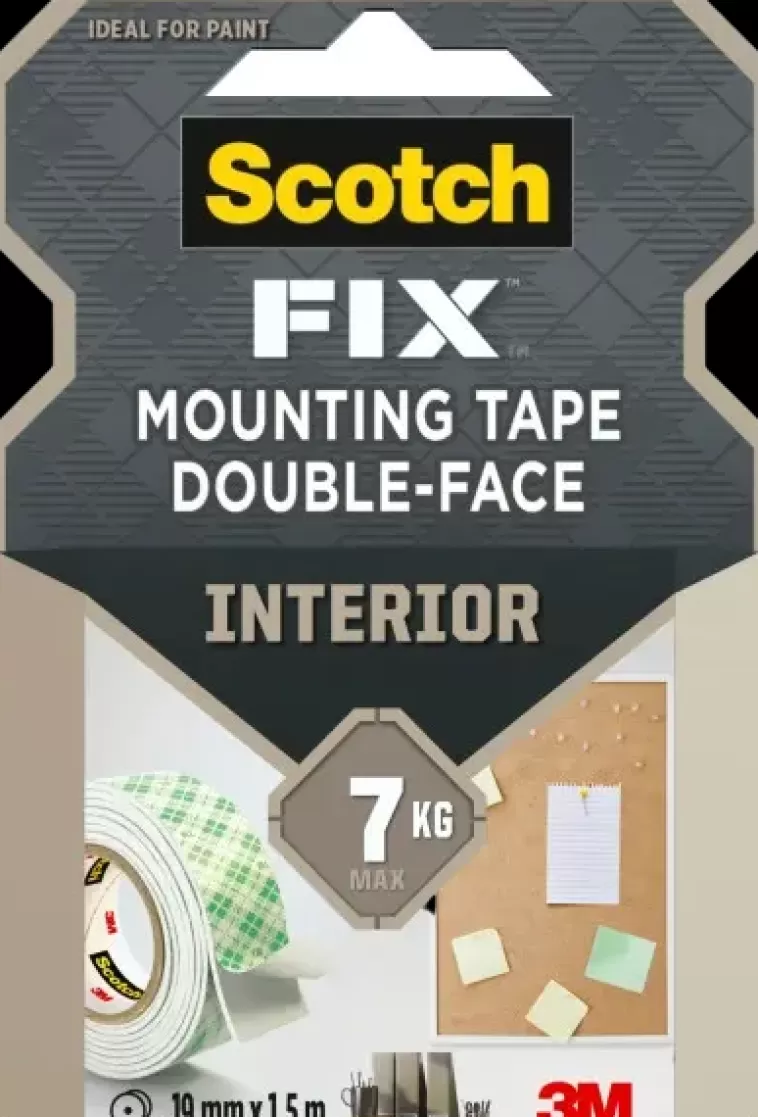 3M Scotch-Fix Interior Kiinnitysteippi 4496G-1915-P, 19 Mm X 1,5 M, 1 Rulla/Pakkaus Online