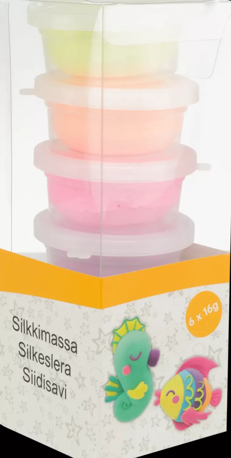 Ei merkkiä Silkkimassa 6 Kpl Pastellivarit Shop