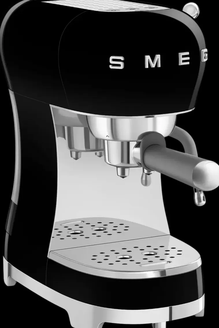 Smeg Ecf02Bleu Espressokeitin, Musta Cheap