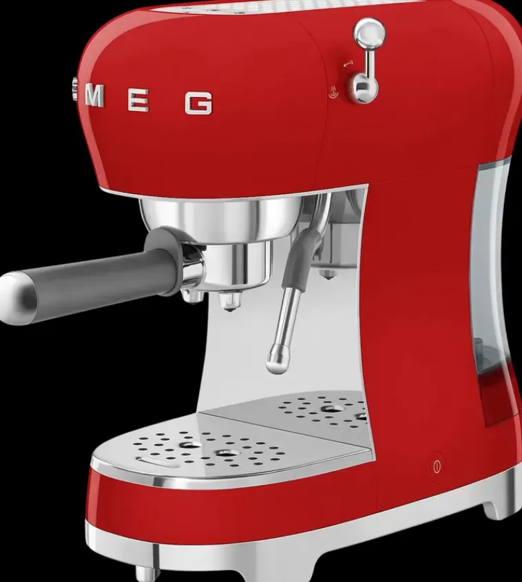 Smeg Ecf02Rdeu Espressokeitin, Punainen Best