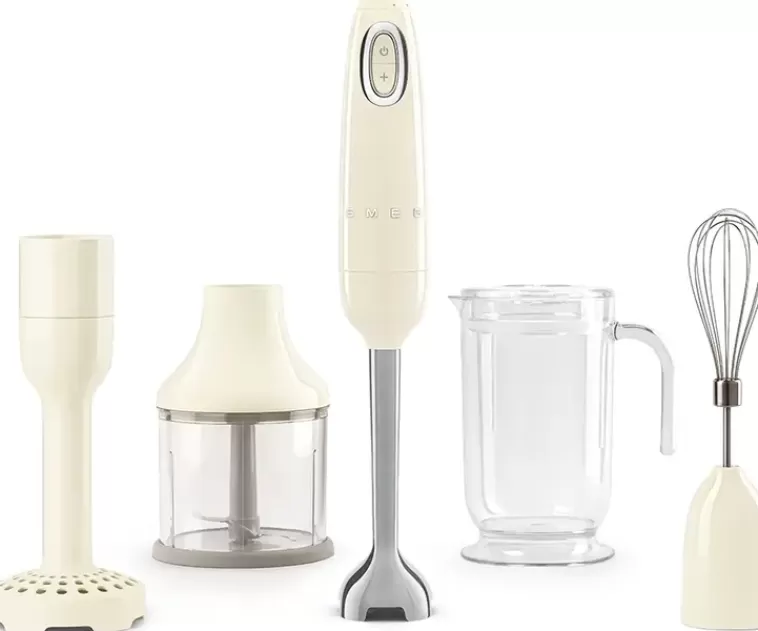 Smeg Sauvasekoitinsetti, Kermanvalkoinen Clearance