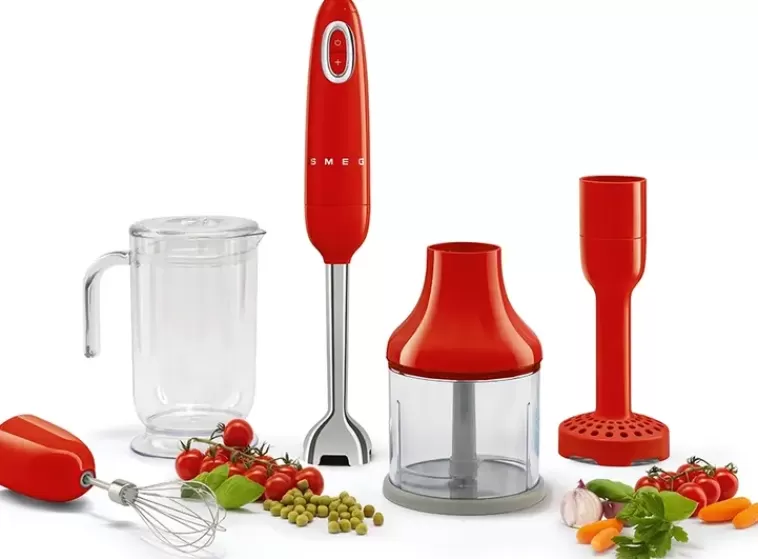 Smeg Sauvasekoitinsetti, Punainen New
